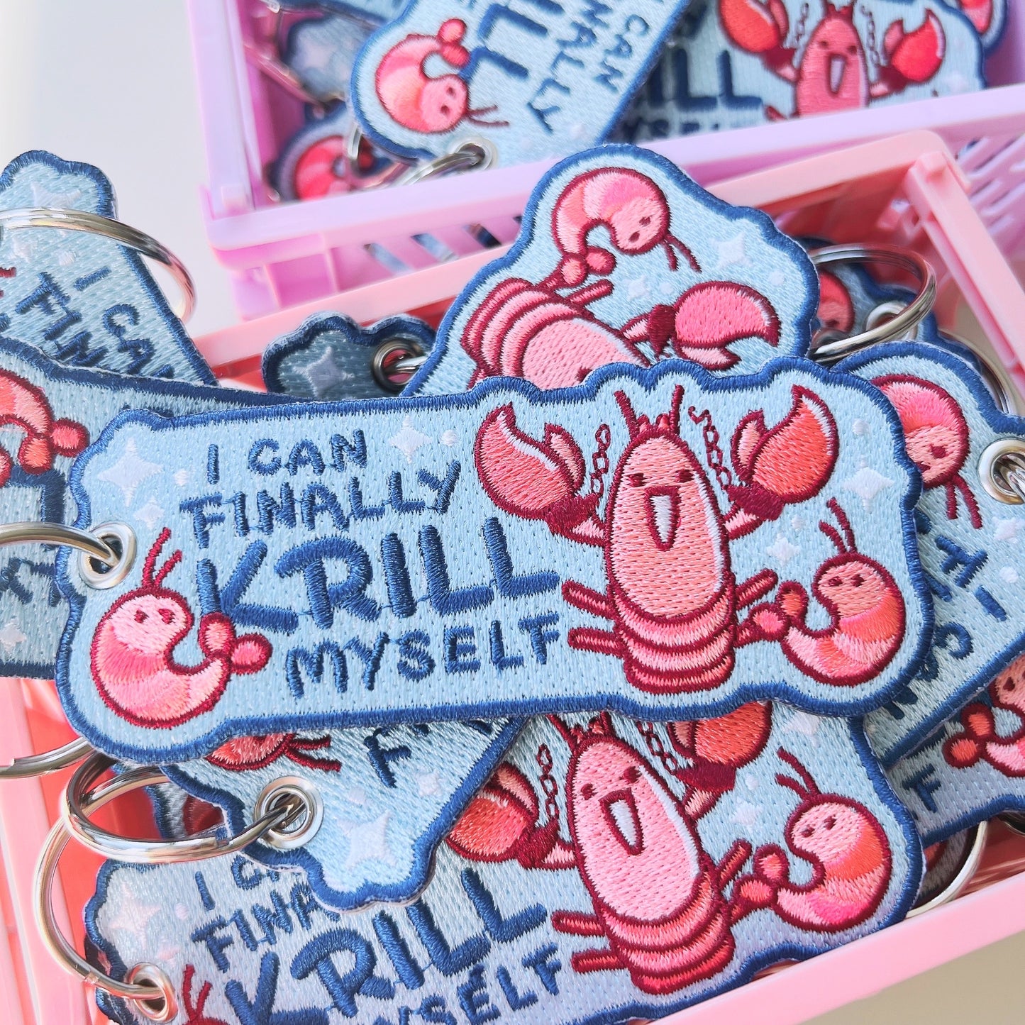 Krill Embroidered Jet Tag