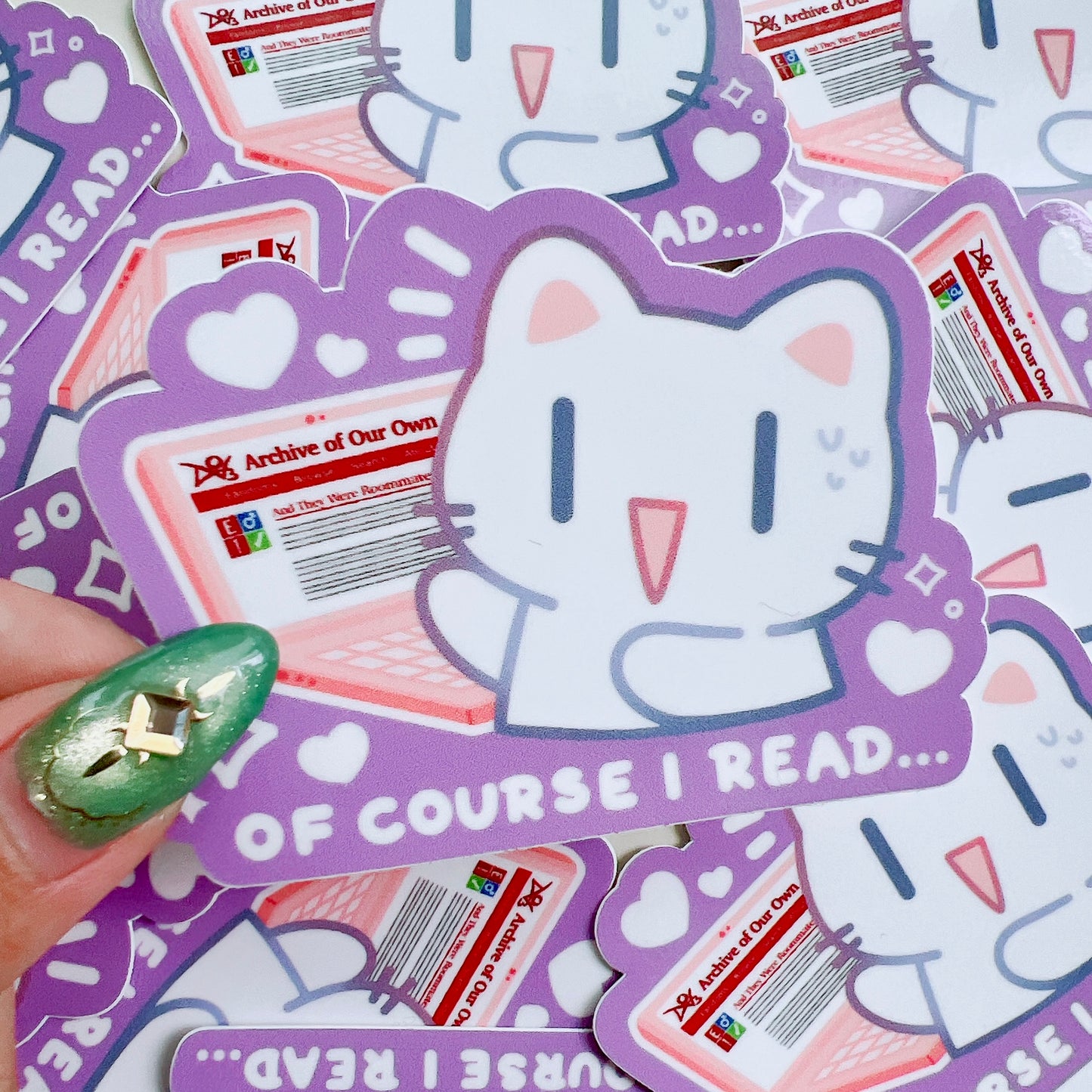 Of Course I Read FanFic Sticker