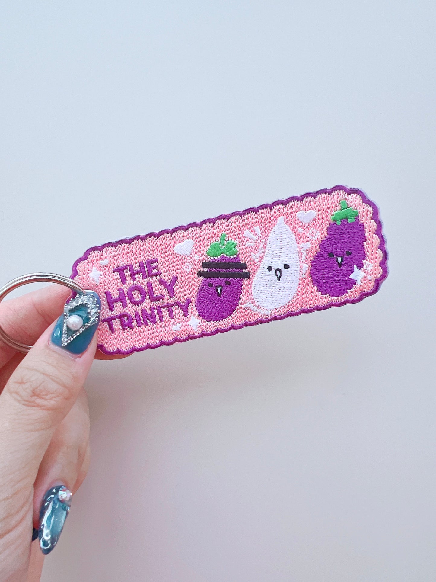 Holy Trinity Embroidered Jet Tag