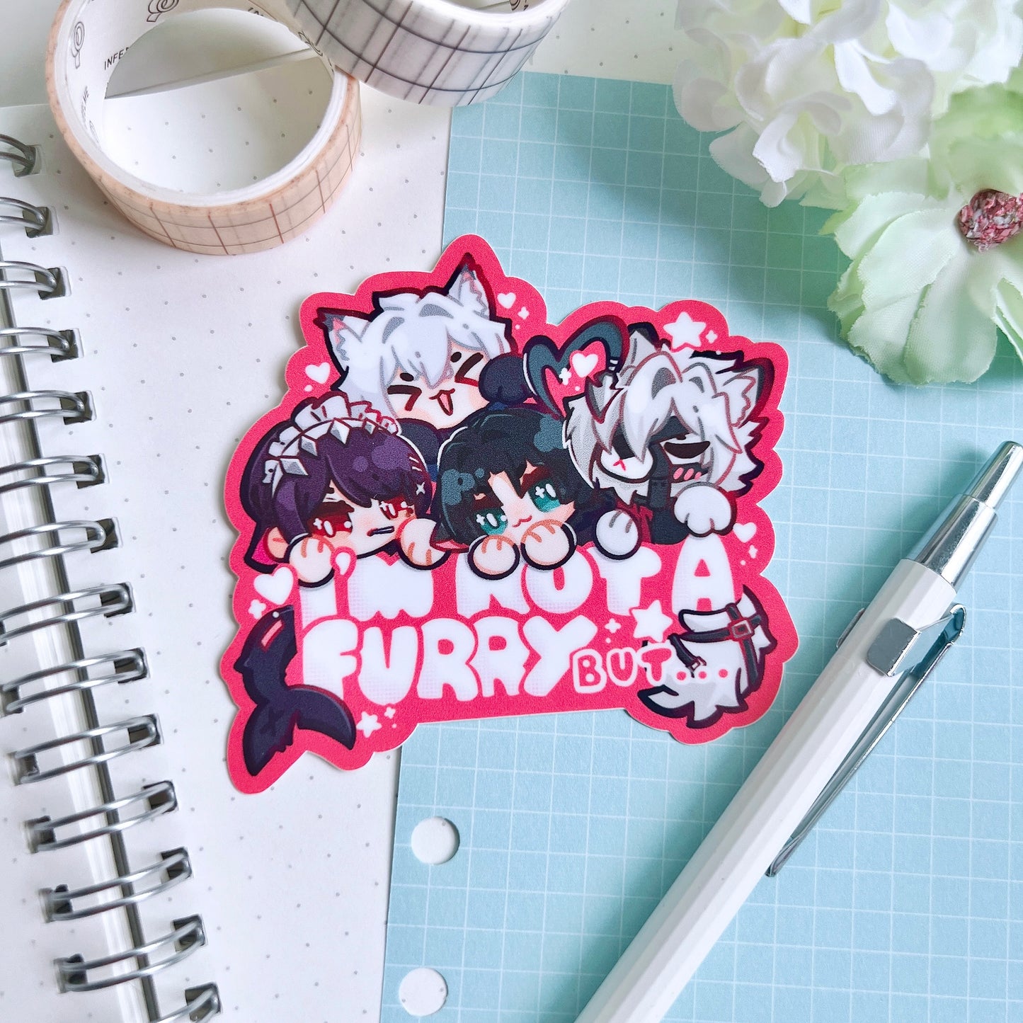 Not a Furry But... Sticker