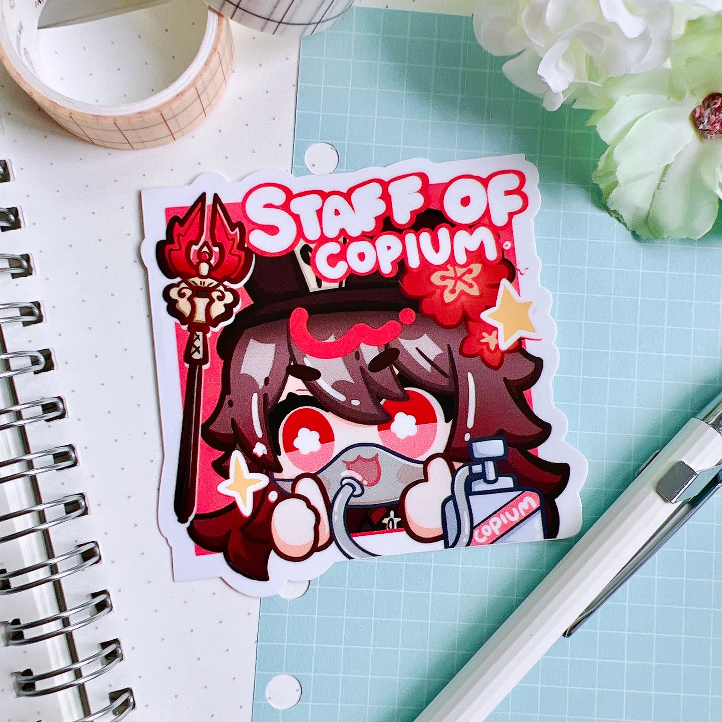 Staff of Copium Sticker