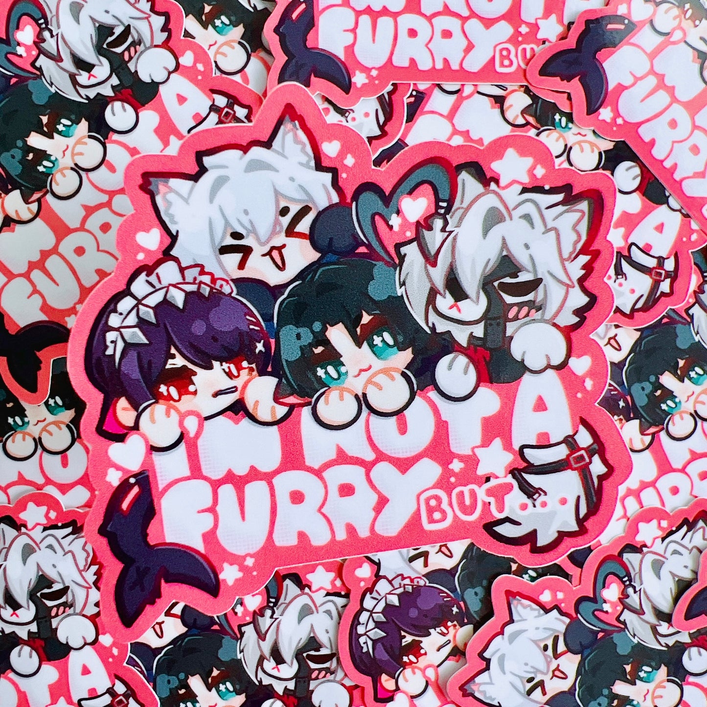 Not a Furry But... Sticker