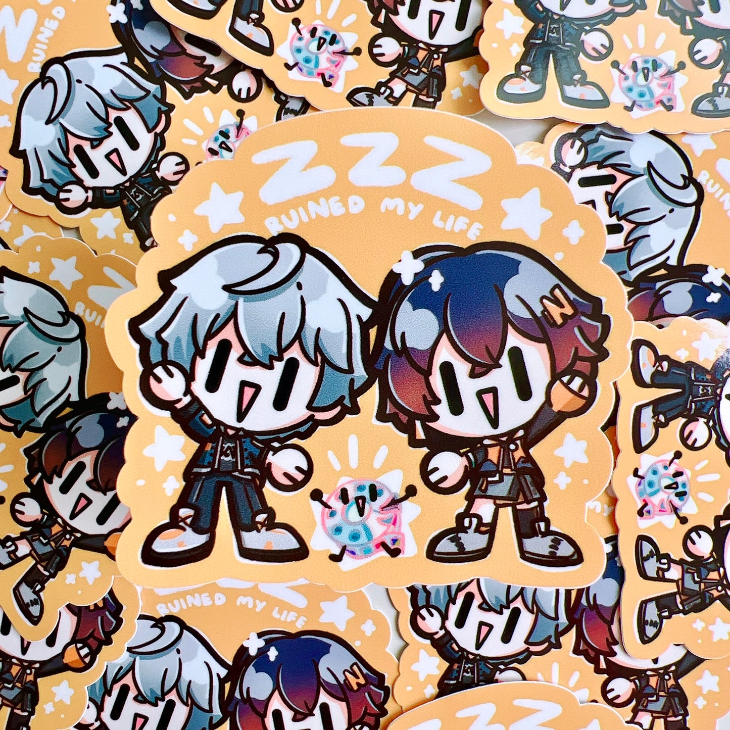 ZZZ Ruined my Life Sticker