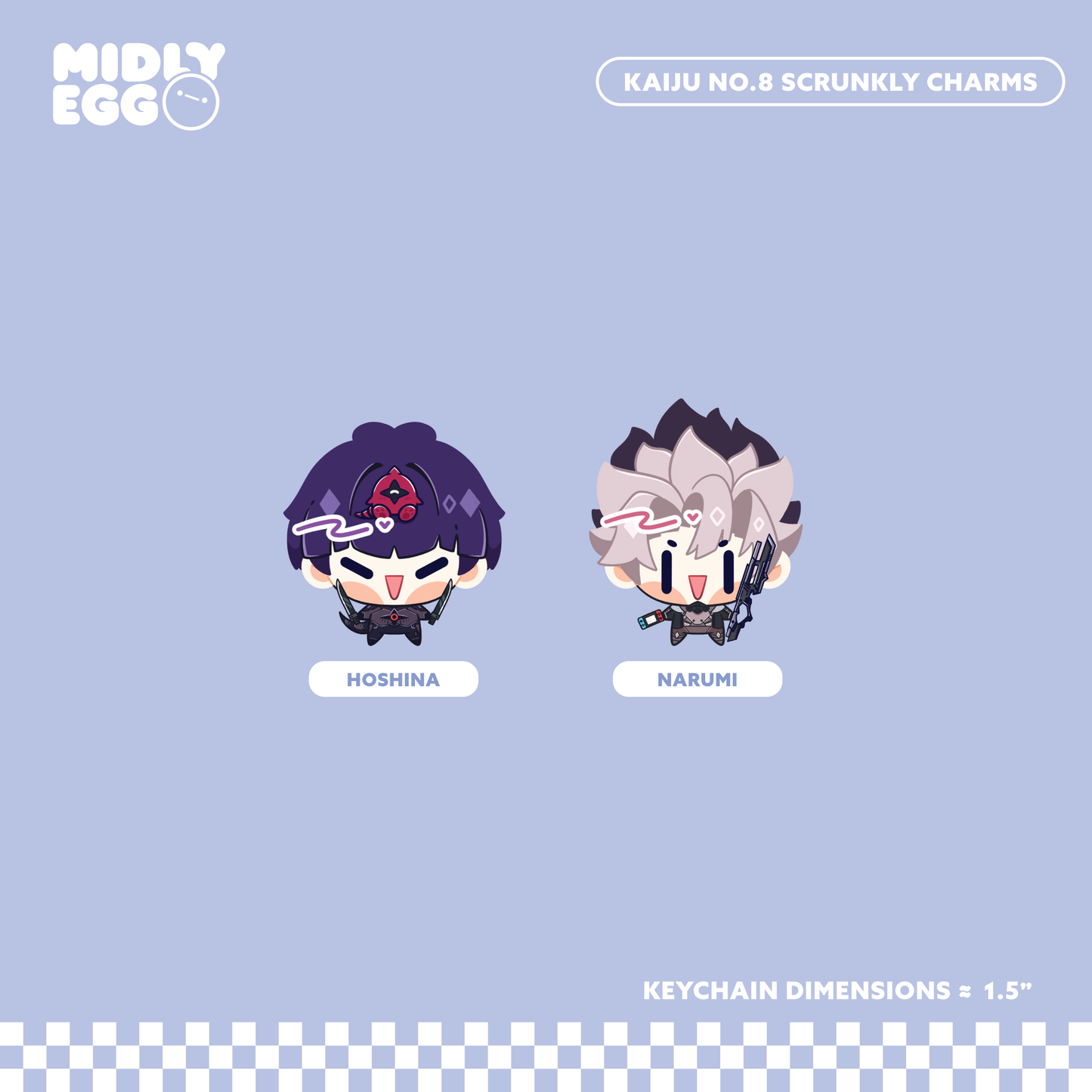 Kaiju NO.8 Scrunkly Charms