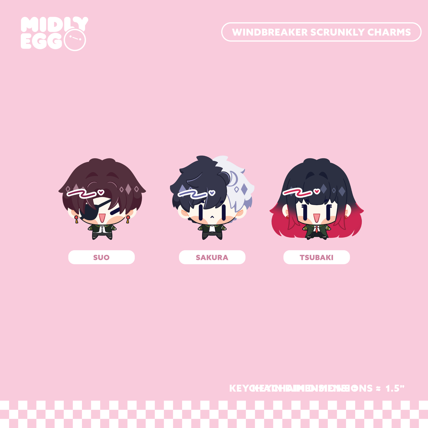 Windbreaker Scrunkly Charms