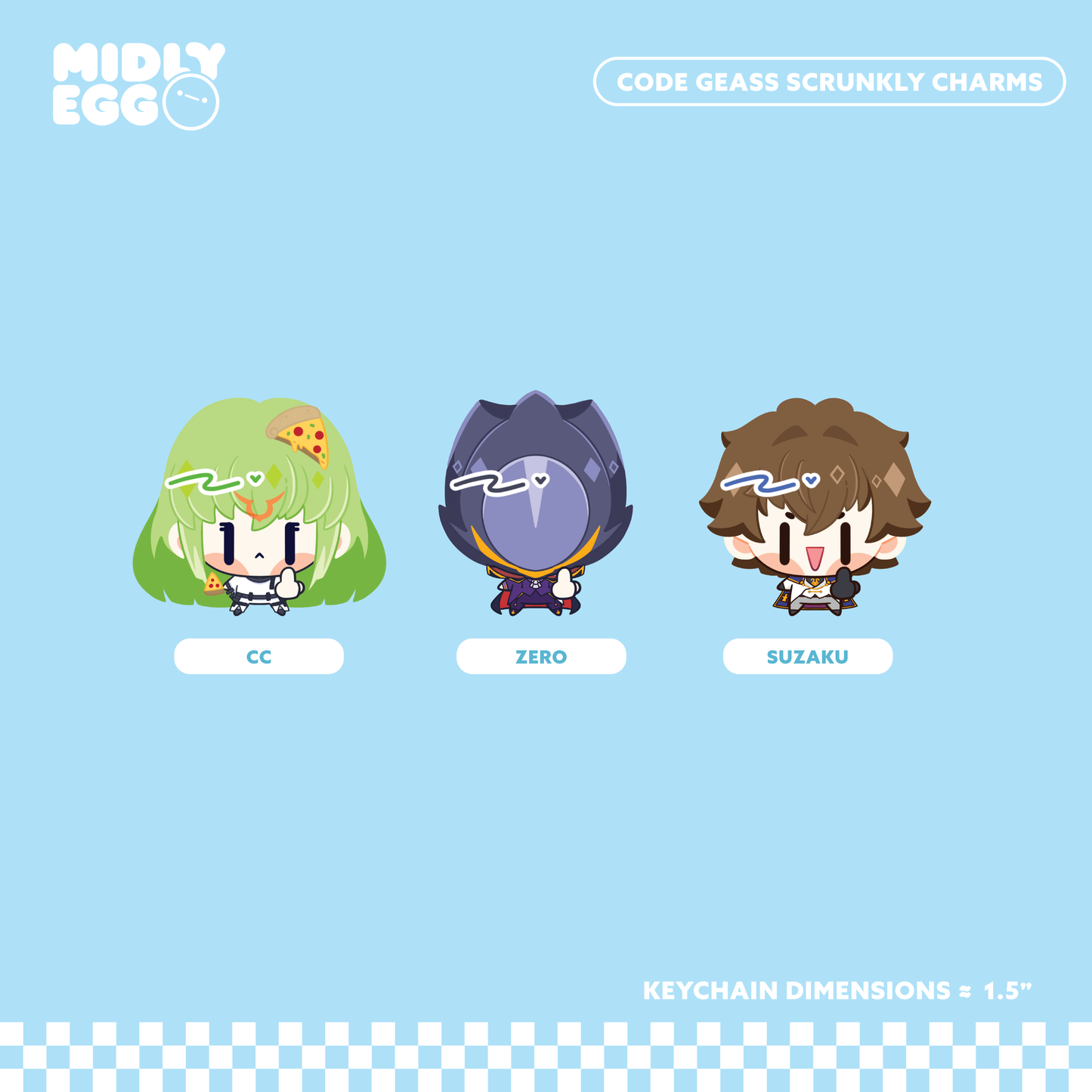Code Geass Scrunkly Charms
