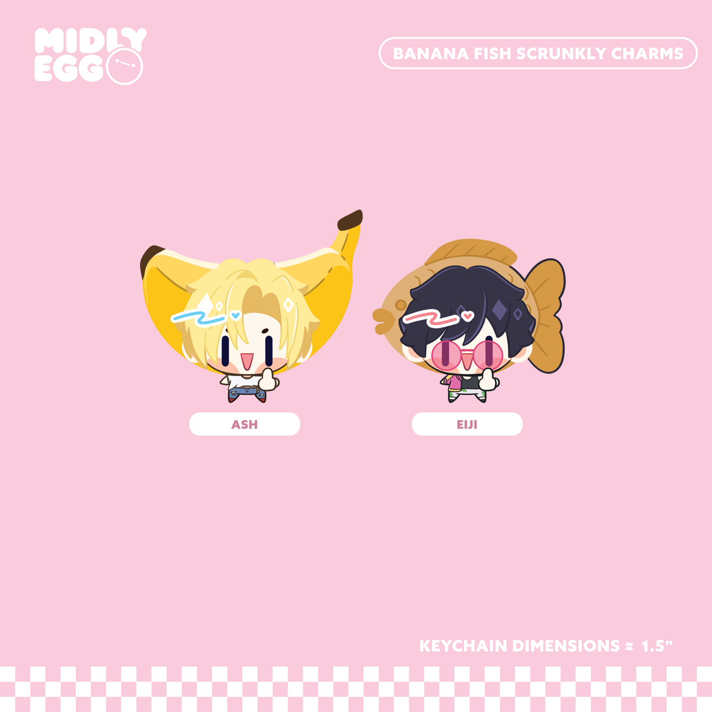 Banana Fish Scrunkly Charms