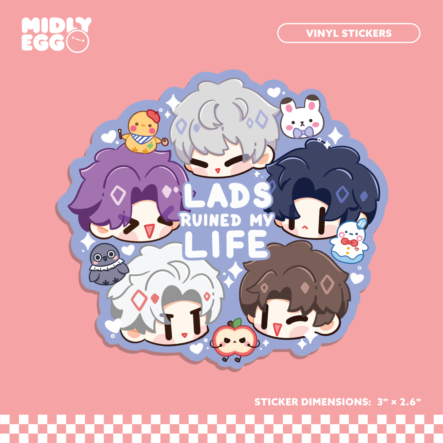 LADS Ruined My Life Sticker