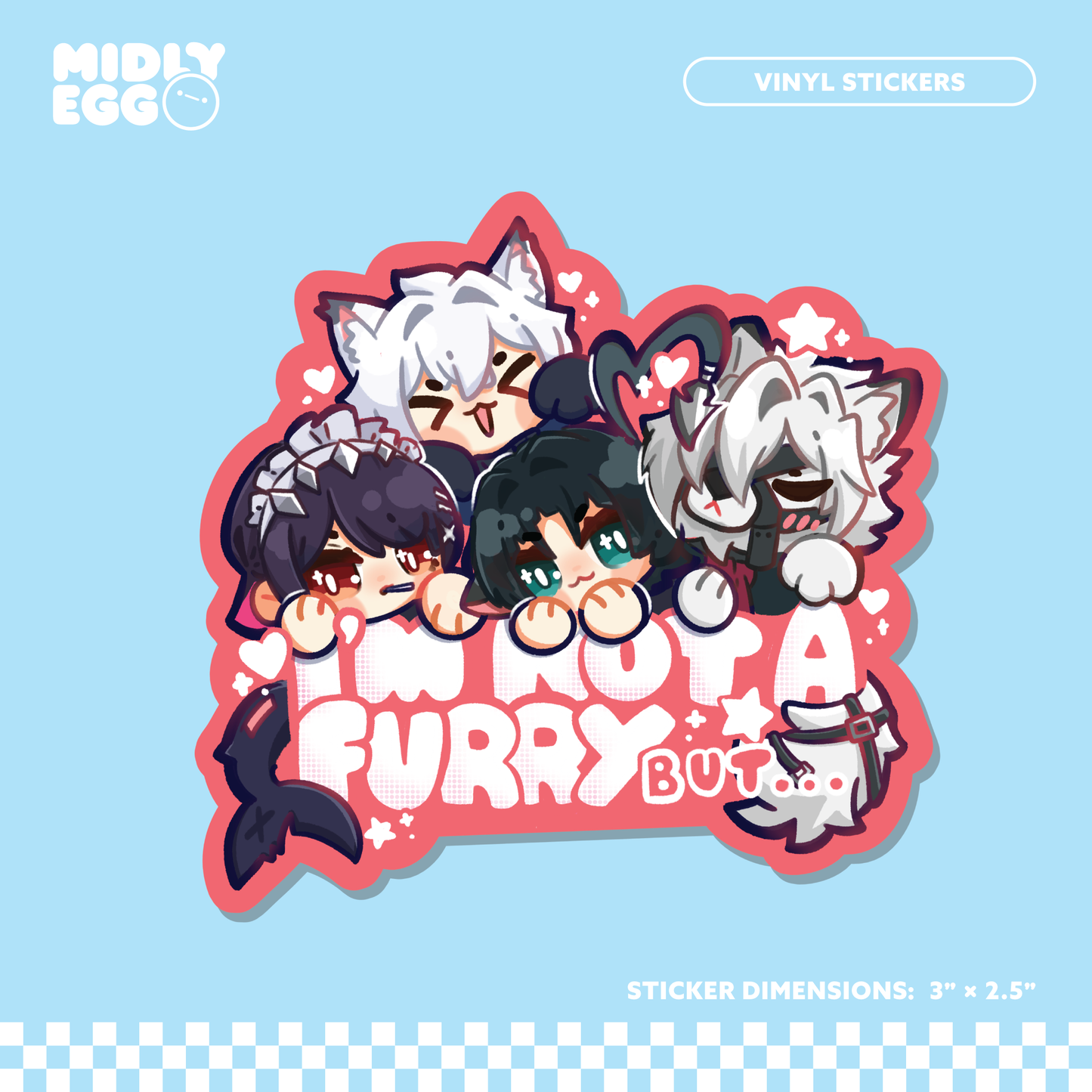 Not a Furry But... Sticker