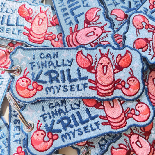 Krill Embroidered Jet Tag