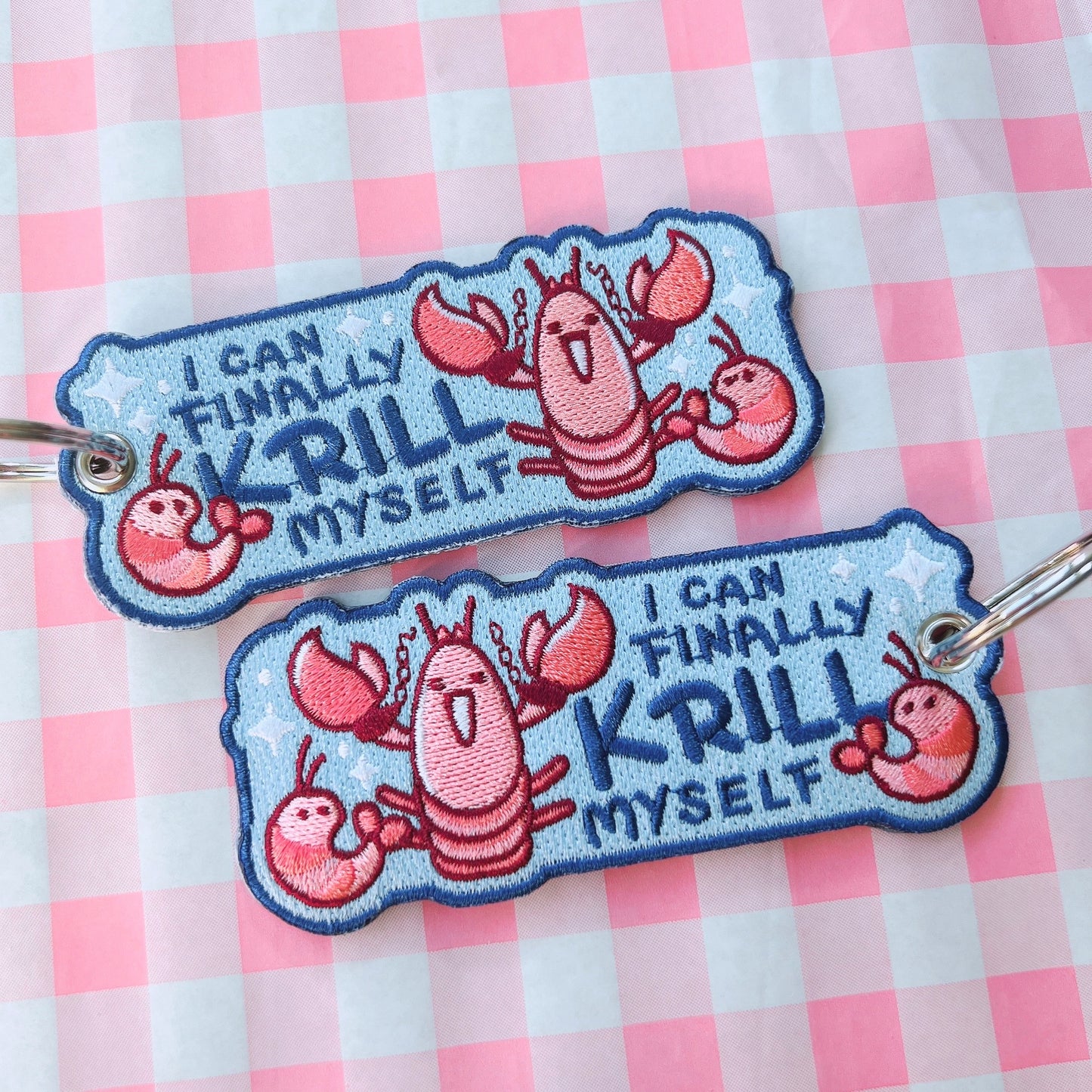 Krill Embroidered Jet Tag