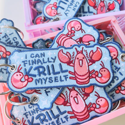 Krill Embroidered Jet Tag