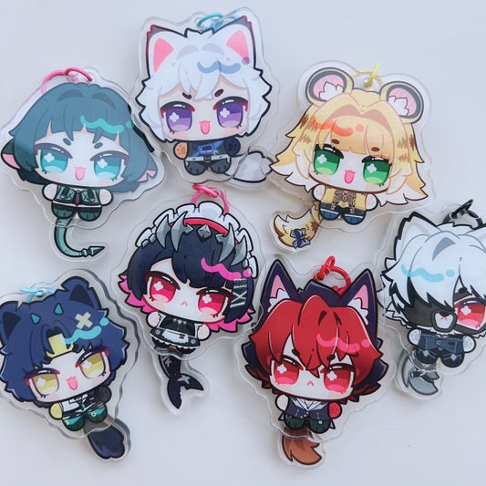 ZZZ Tail Wagging Keychain