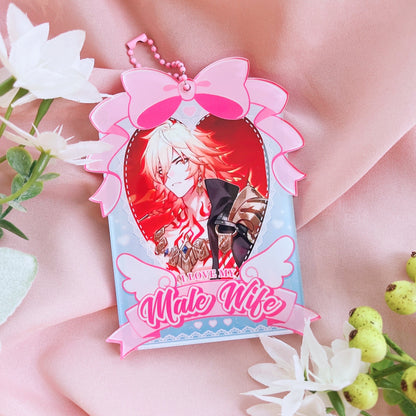 I Love My Male Wife Photo Card Holder