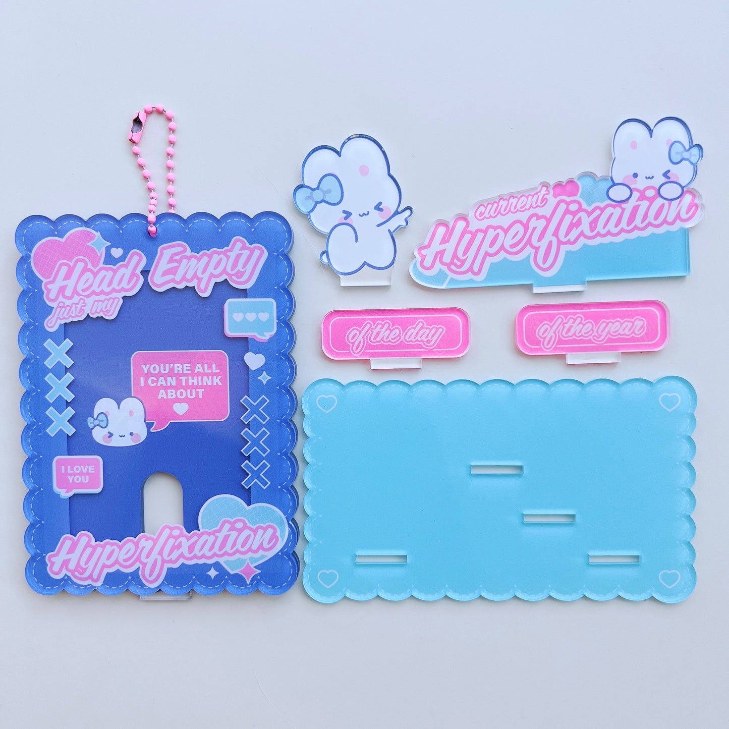 Hyperfixation Photo Card Holder Standee