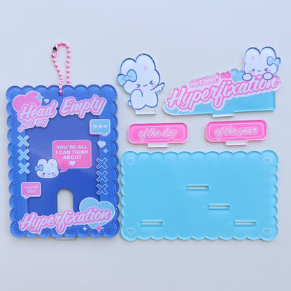 Hyperfixation Photo Card Holder Standee