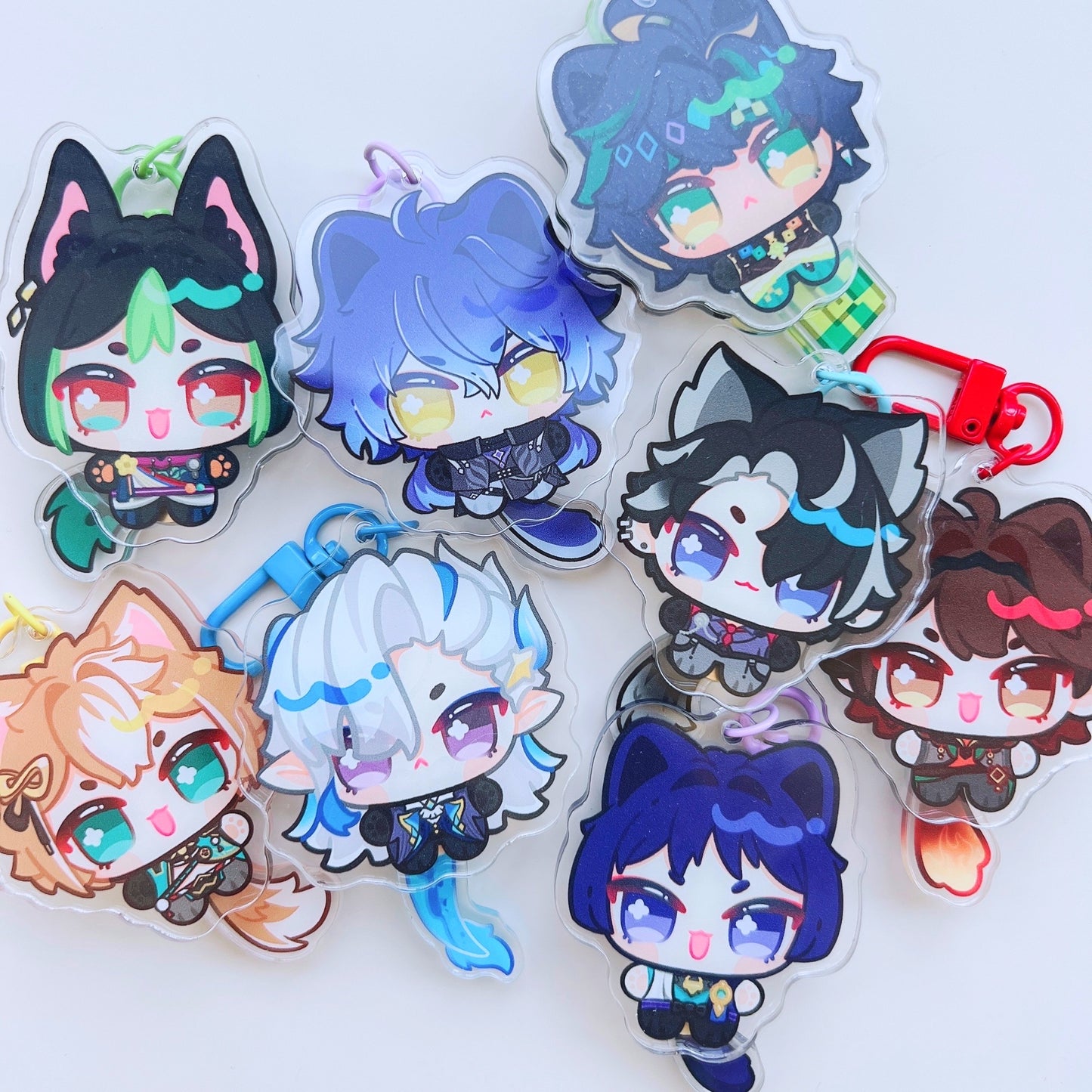 Genshin Tail Wagging Keychain