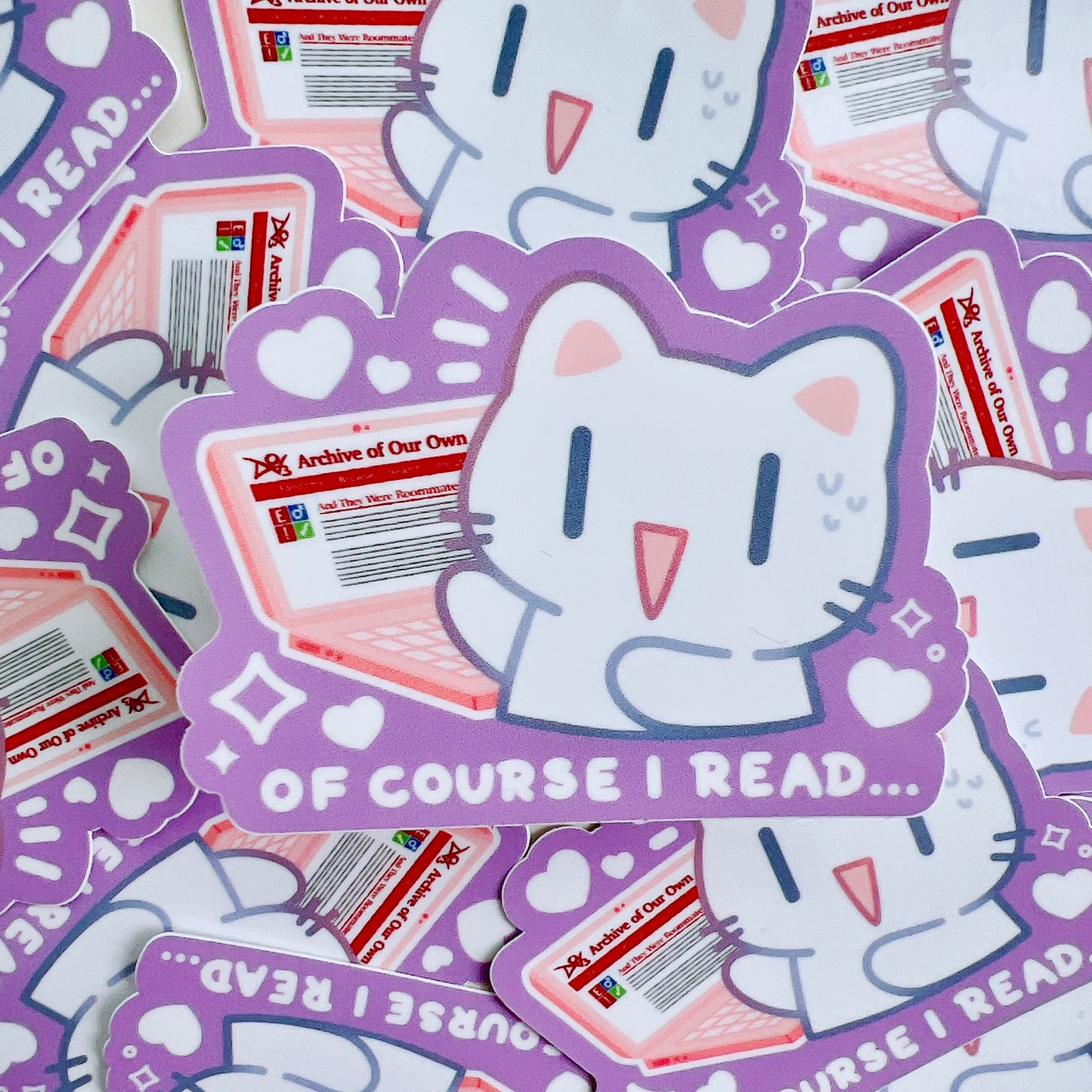 Of Course I Read FanFic Sticker