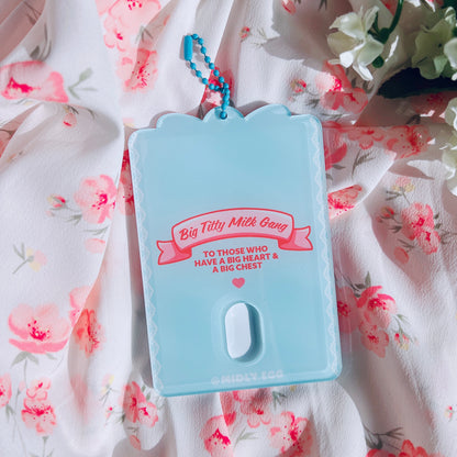 Big Titty Milk Gang Photo Card Holder