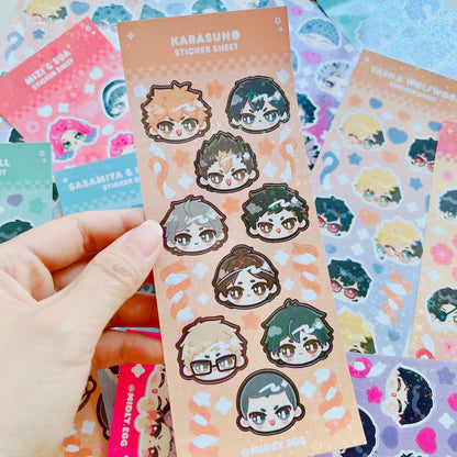 Haikyu!! Karasuno Sticker Sheet