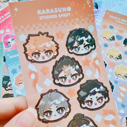 Haikyu!! Karasuno Sticker Sheet