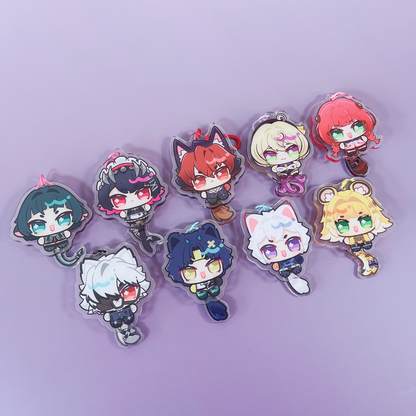 ZZZ Tail Wagging Keychain