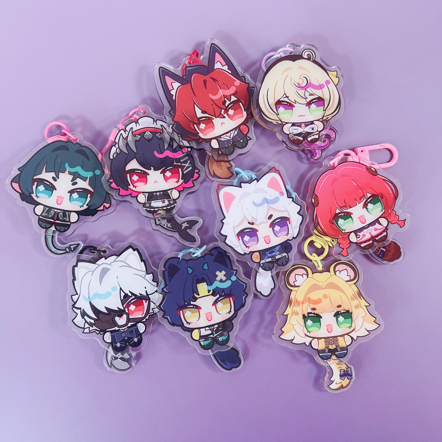 ZZZ Tail Wagging Keychain