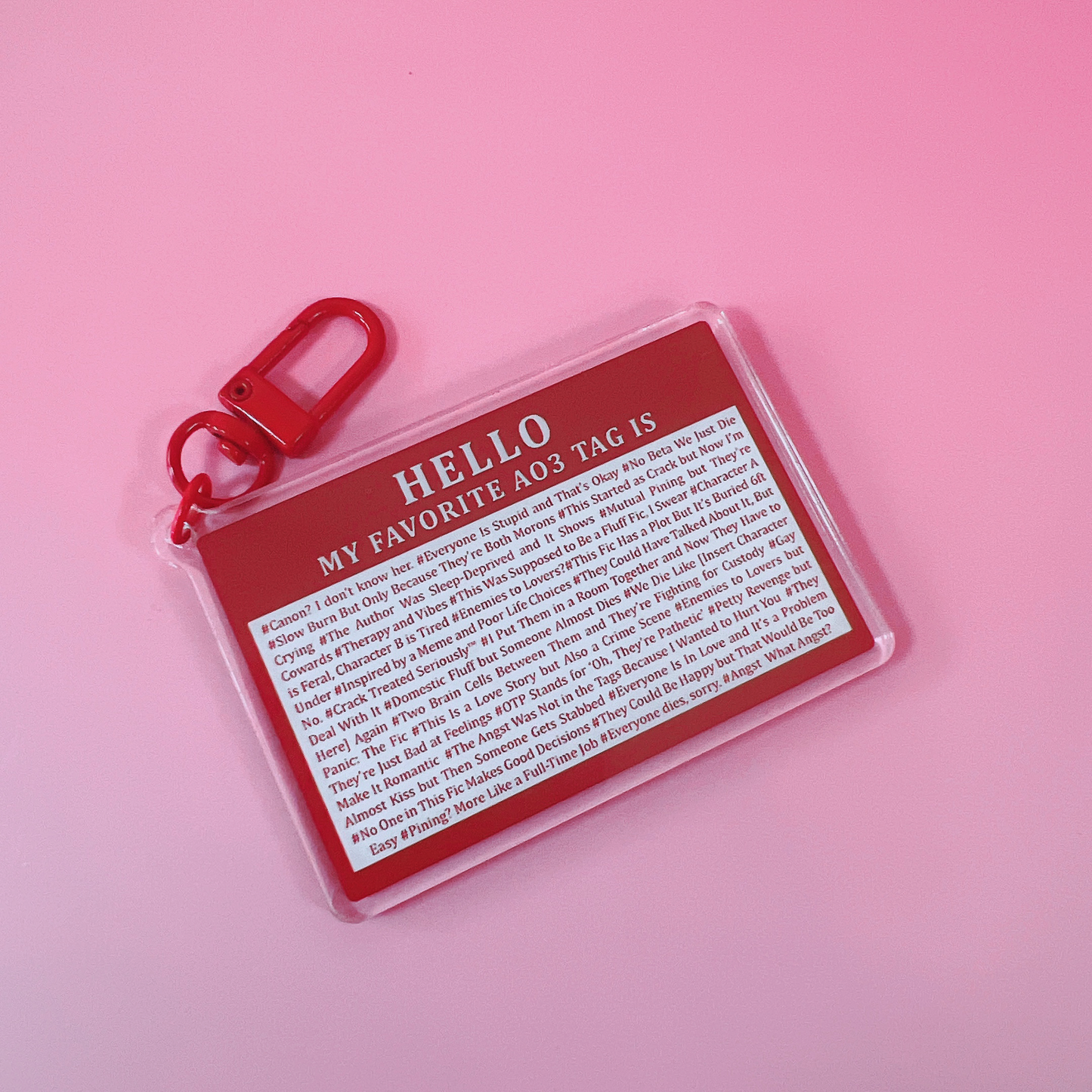 AO3 Tags Charm
