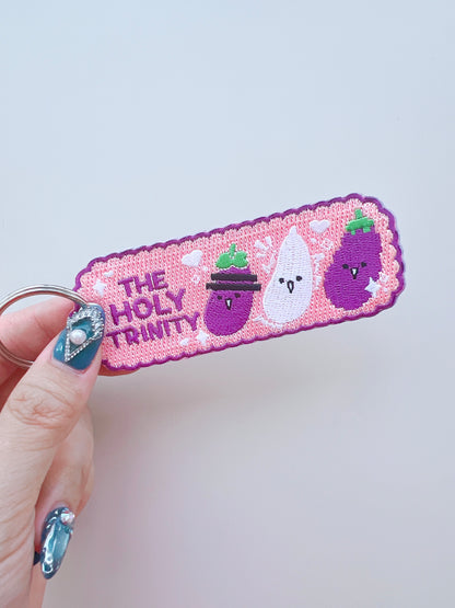 Holy Trinity Embroidered Jet Tag