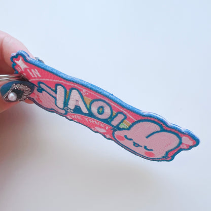 In Yaoi We Trust Embroidered Jet Tag