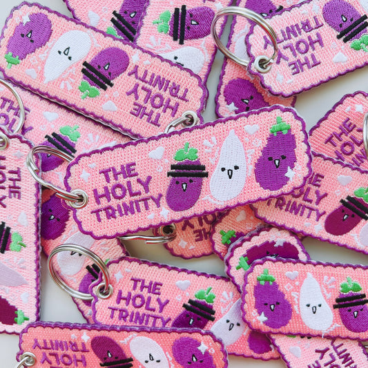Holy Trinity Embroidered Jet Tag