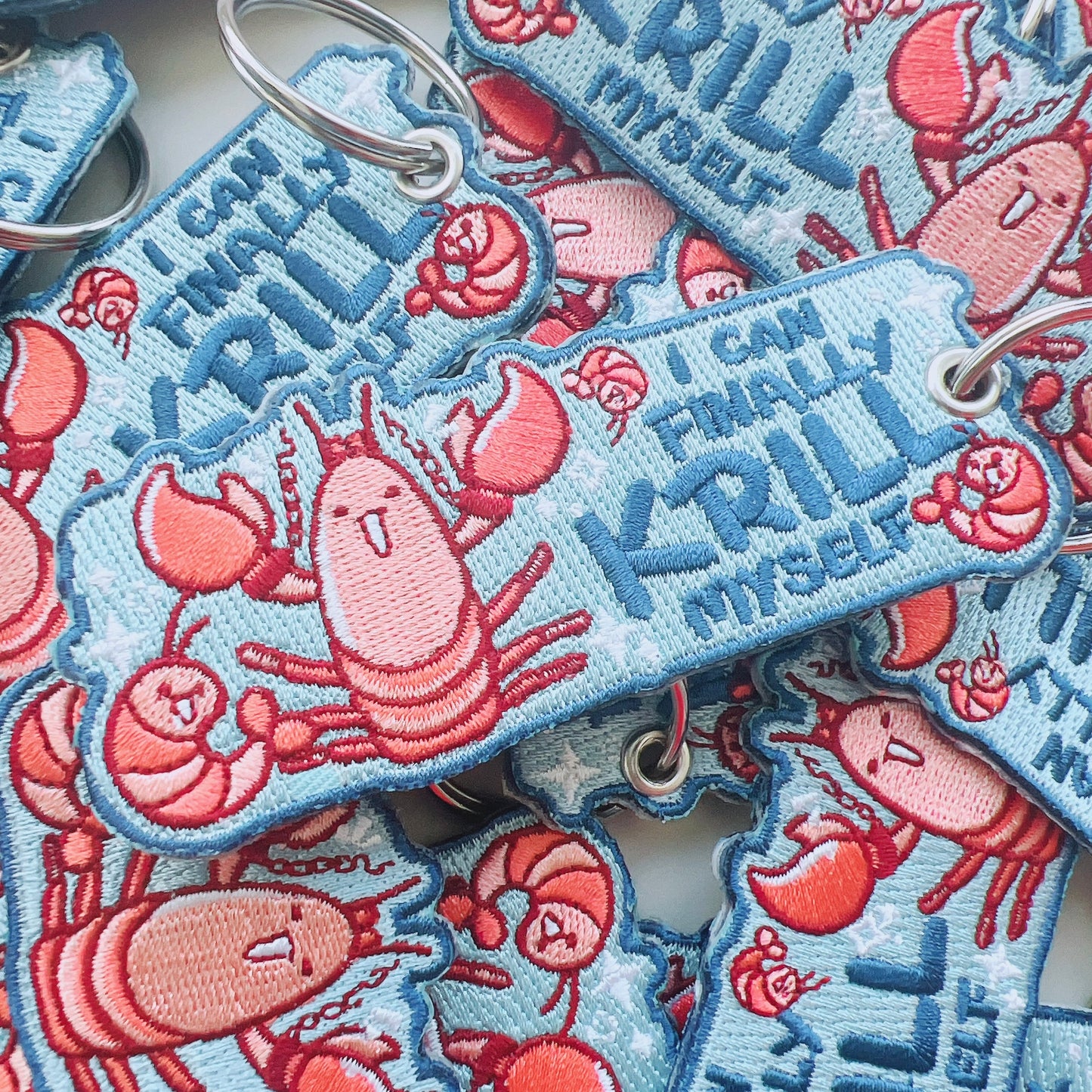 Krill Embroidered Jet Tag