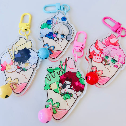 Windbreaker Crepe Keychain