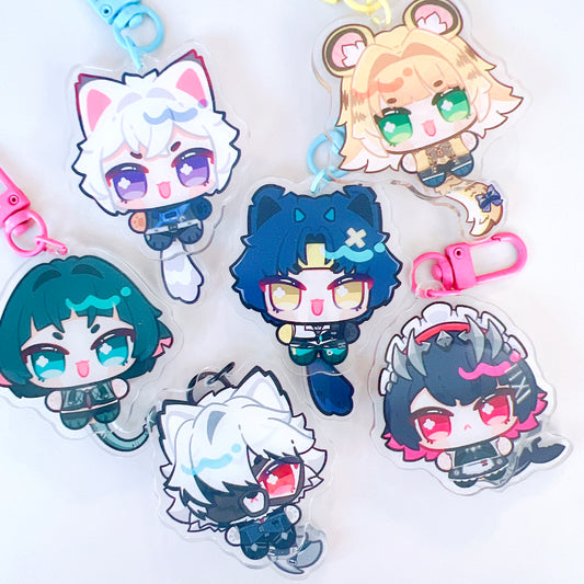 ZZZ Tail Wagging Keychain