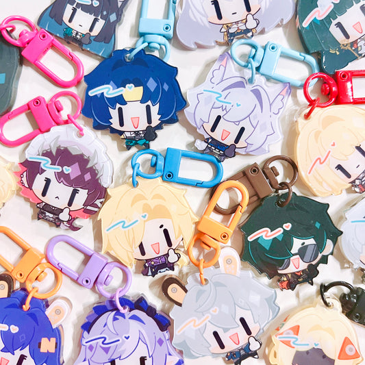 ZZZ Scrunkly Middle Finger Charms