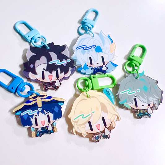 Genshin Scrunkly Middle Finger Charms