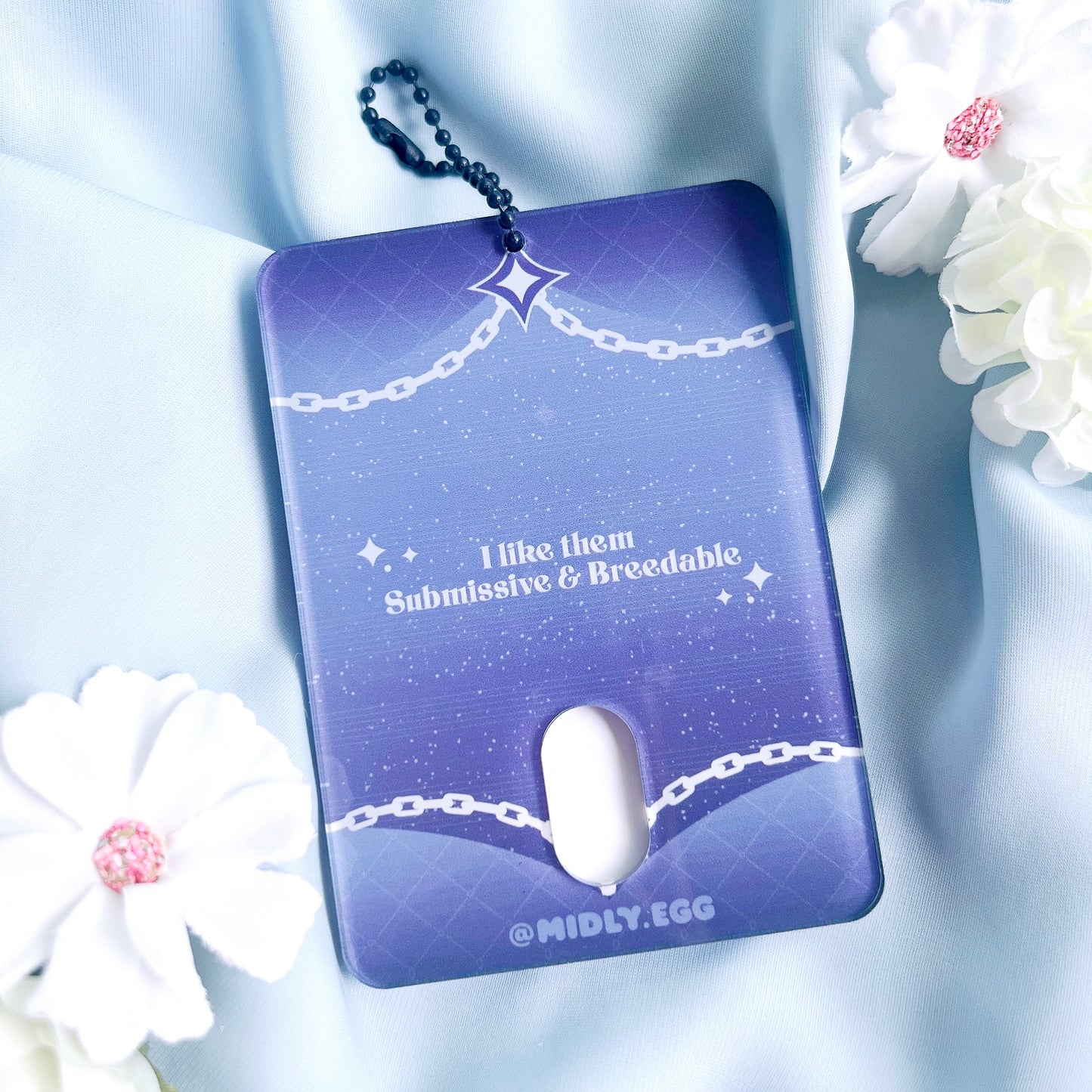 Submissive & Breedable Photo Card Holder