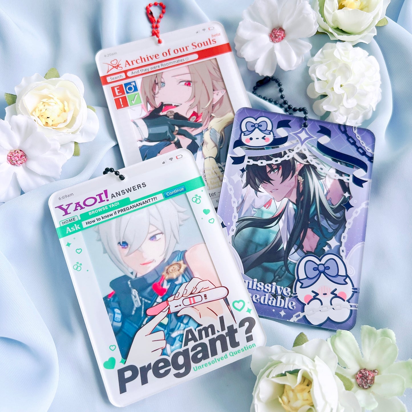 Submissive & Breedable Photo Card Holder