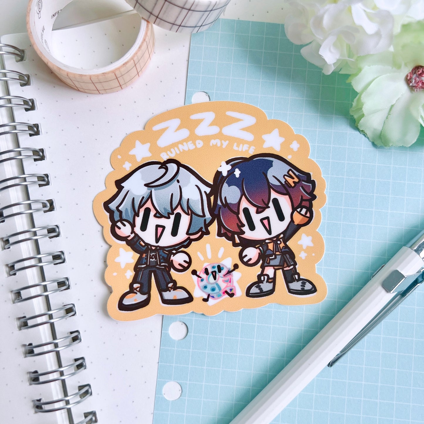 ZZZ Ruined my Life Sticker
