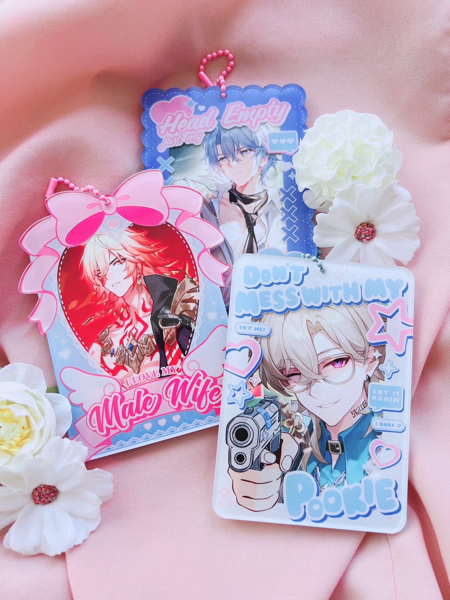 I Love My Male Wife Photo Card Holder