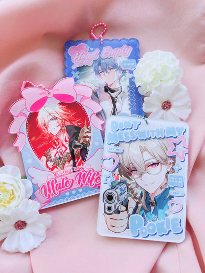 I Love My Male Wife Photo Card Holder