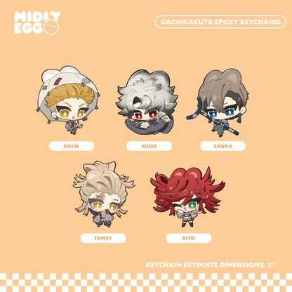 Gachikakuta Bun Bun Keychains