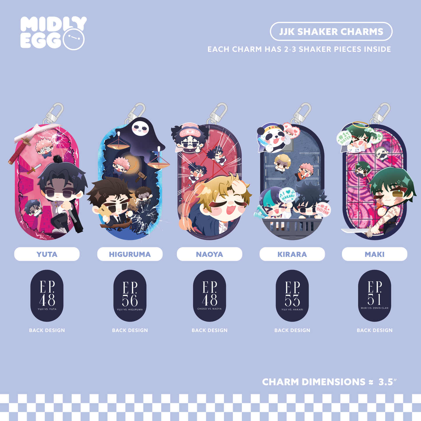 JJK Shaker Charms