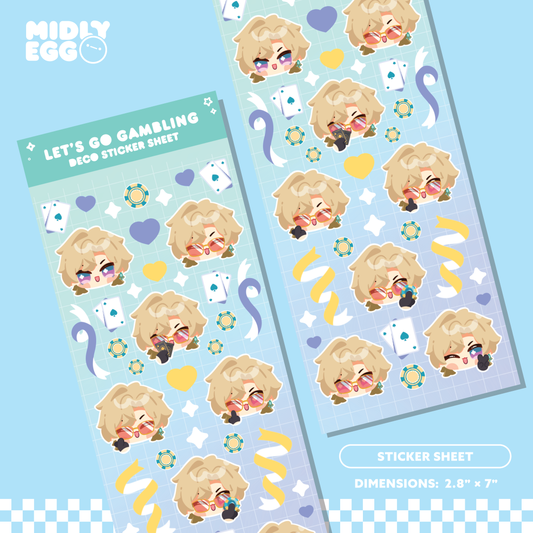 Let's Go Gambling Sticker Sheet