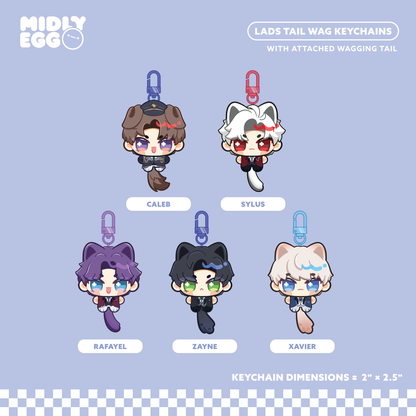 LADS Tail Wagging Keychain