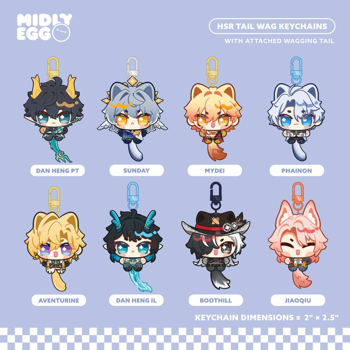 HSR Tail Wagging Keychain