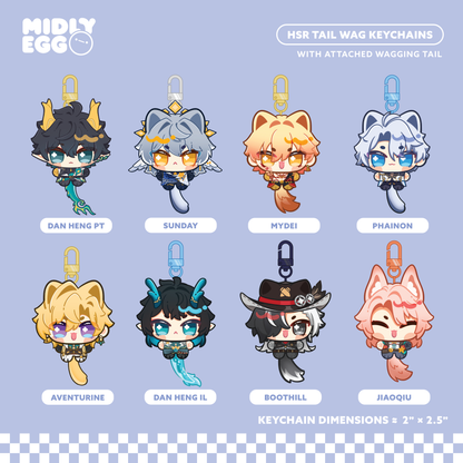 HSR Tail Wagging Keychain