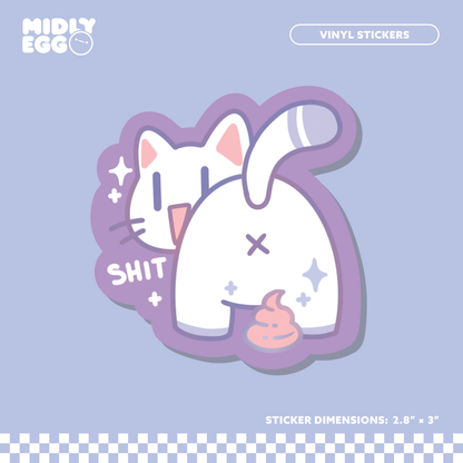 S**T Cat Sticker