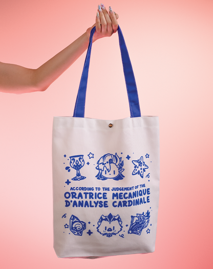 Oratrice Mecanique D'analyse Cardinale Tote Bag