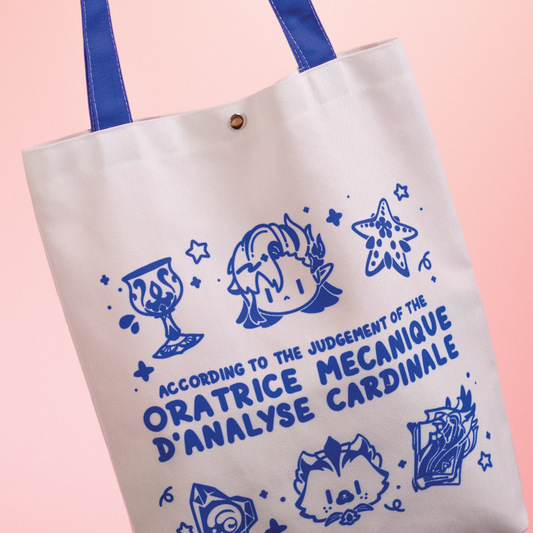 Oratrice Mecanique D'analyse Cardinale Tote Bag